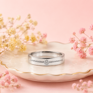 Single Stone Band Ring