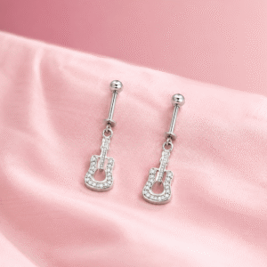 Melody Spark Guitar Earrings