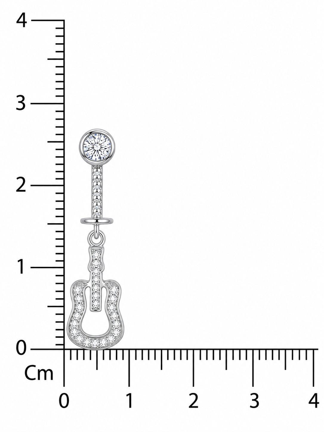 Melody Spark Guitar Earrings - Image 4