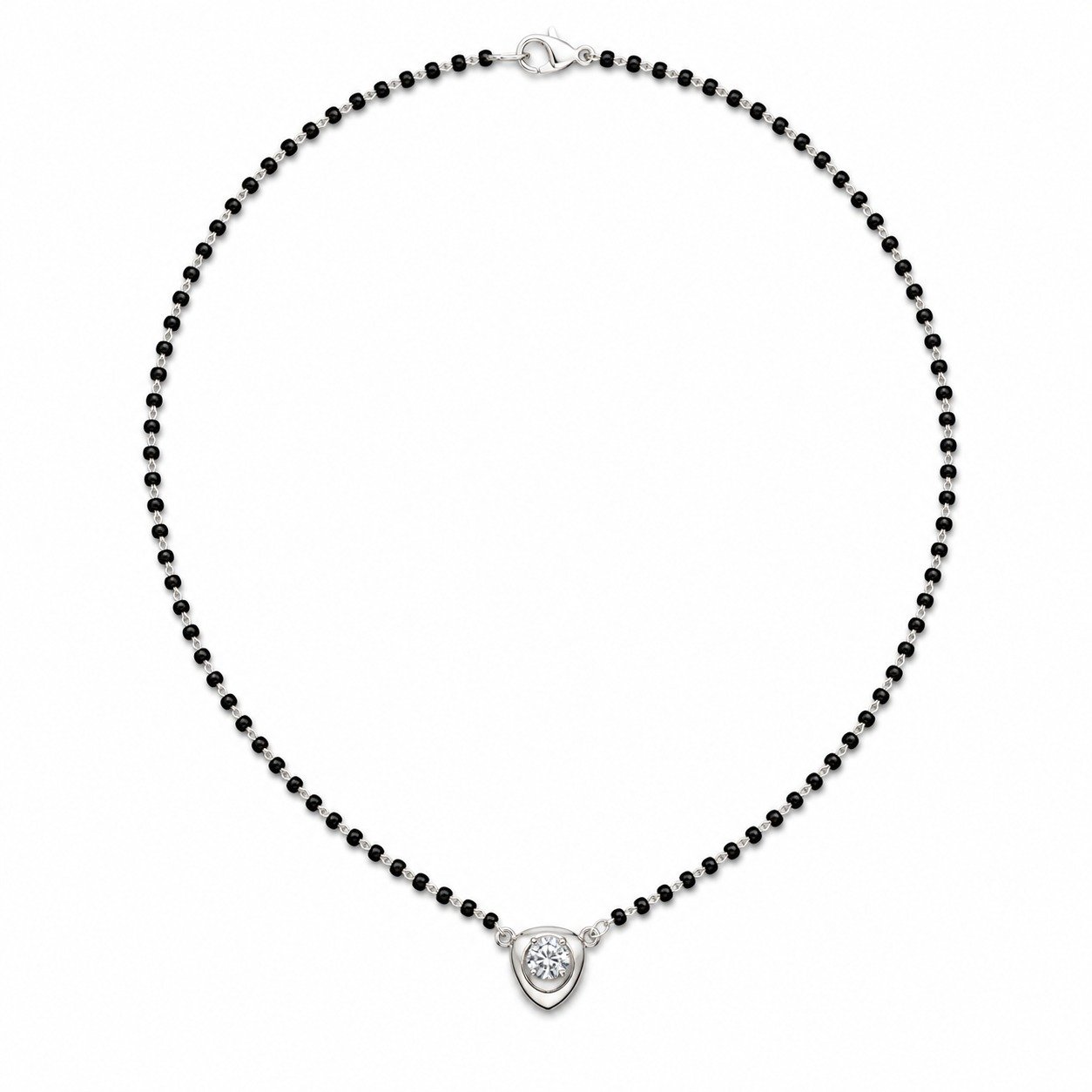 Silver Heart Mangalsutra - Image 4