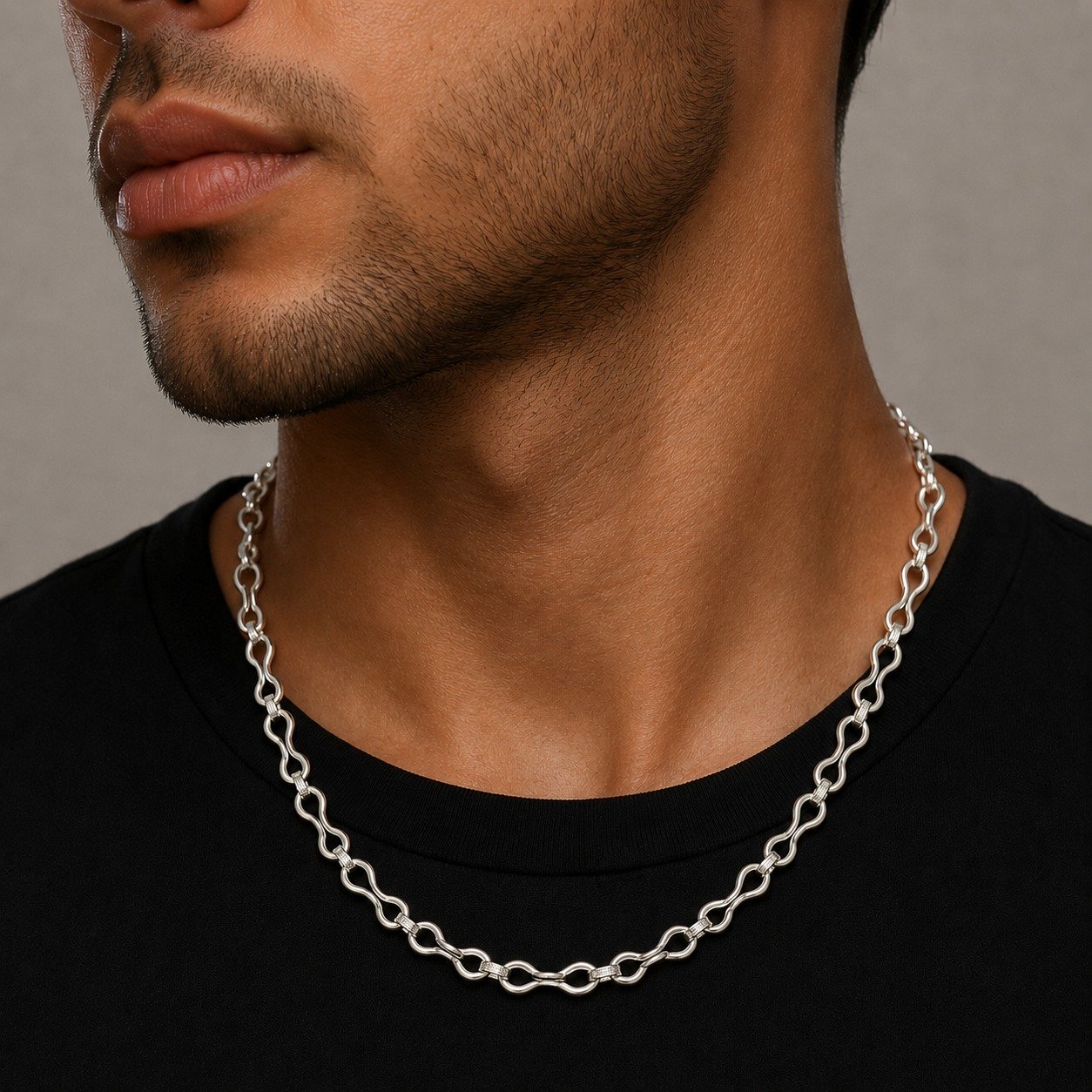 Infinity Loop Silver Chain - Image 3