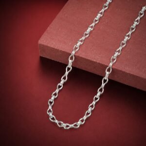 Infinity Loop Silver Chain