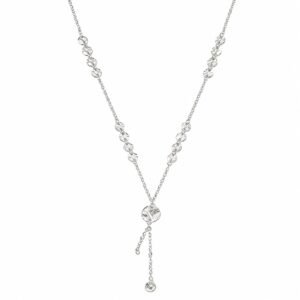 Silver Disc Drop Chain