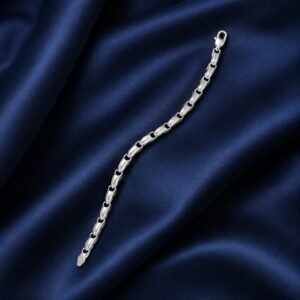 Classic Oval Link Silver Bracelet