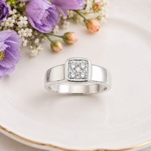 Silver Classic Four-Stone Ring