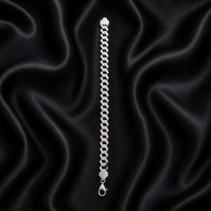 Heavy Silver Cuban Link Bracelet